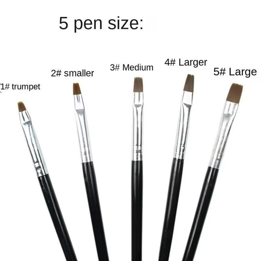 5PC GEL BRUSH SET