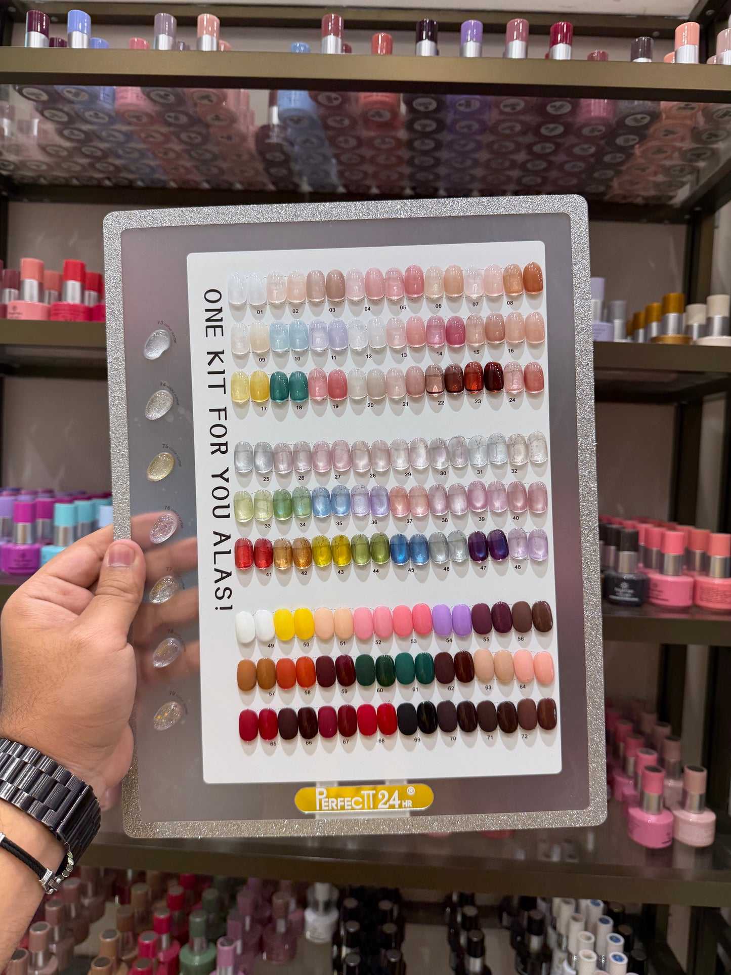 Perfect 24hr 79pc polish kit , all in one - 13ml - wonderful quality