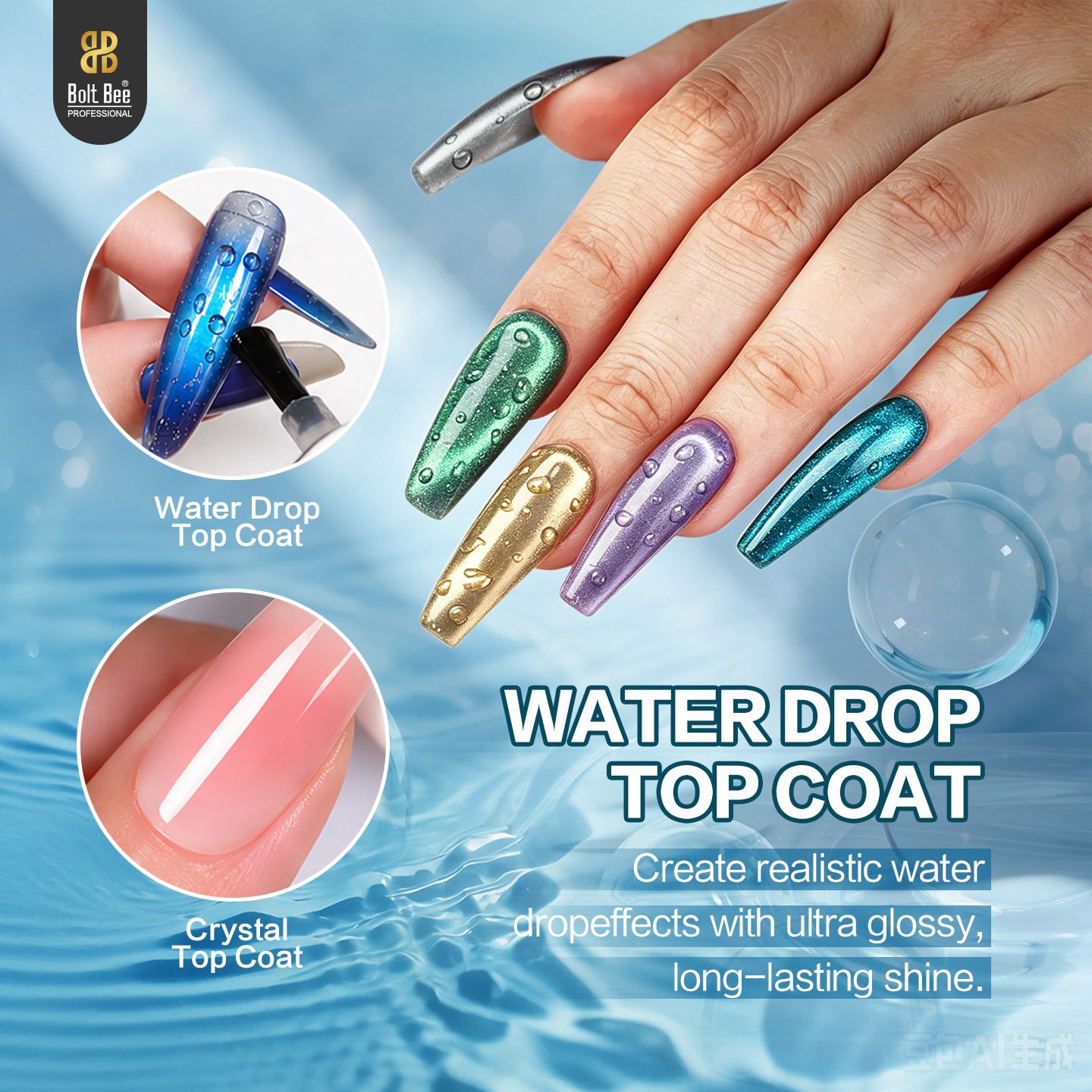BOLTBEE WATER DROP TOP COAT