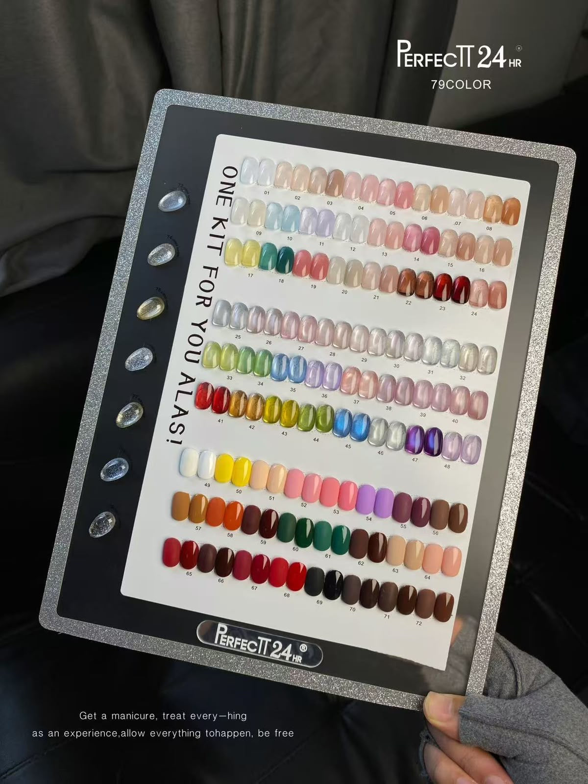 Perfect 24hr 79pc polish kit , all in one - 13ml - wonderful quality
