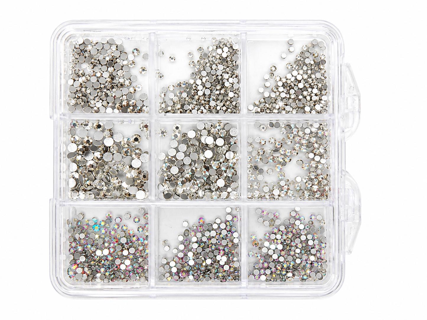 HIGH QUALITY STONE GRID - MULTI & SILVER