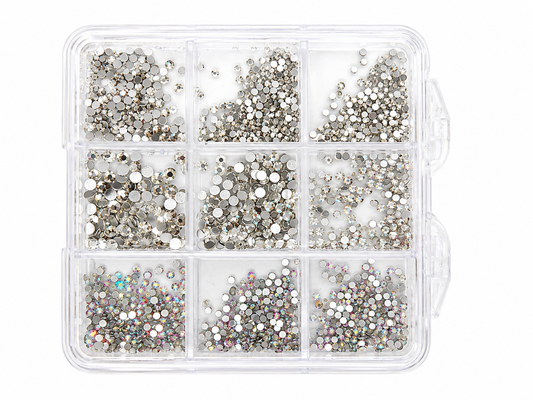 HIGH QUALITY STONE GRID - MULTI & SILVER