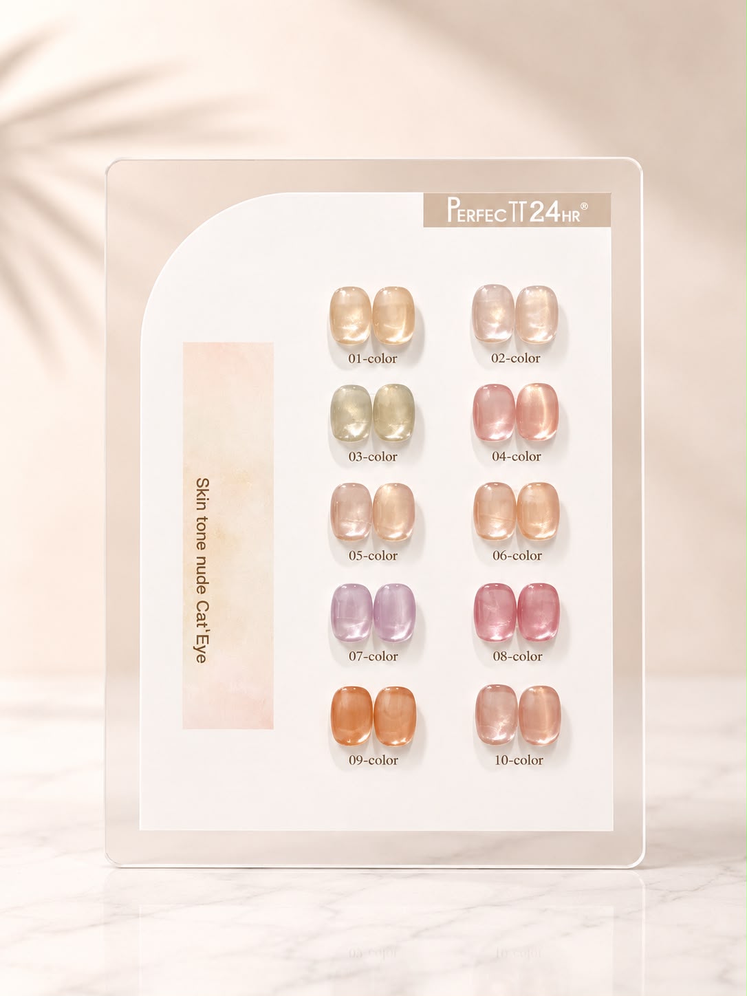 PERFECT 24HR 10PC NUDE CATEYE KIT