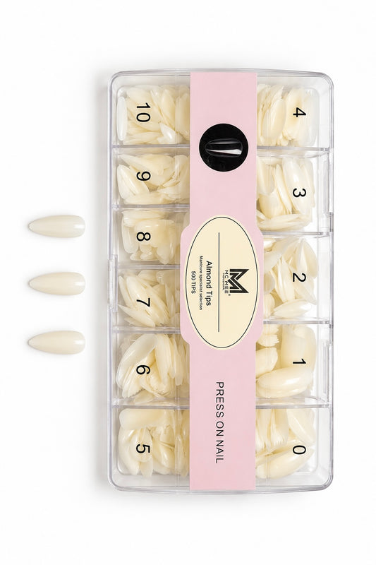 MC MEE ALMOND TIP BOX , GOOD QUALITY
