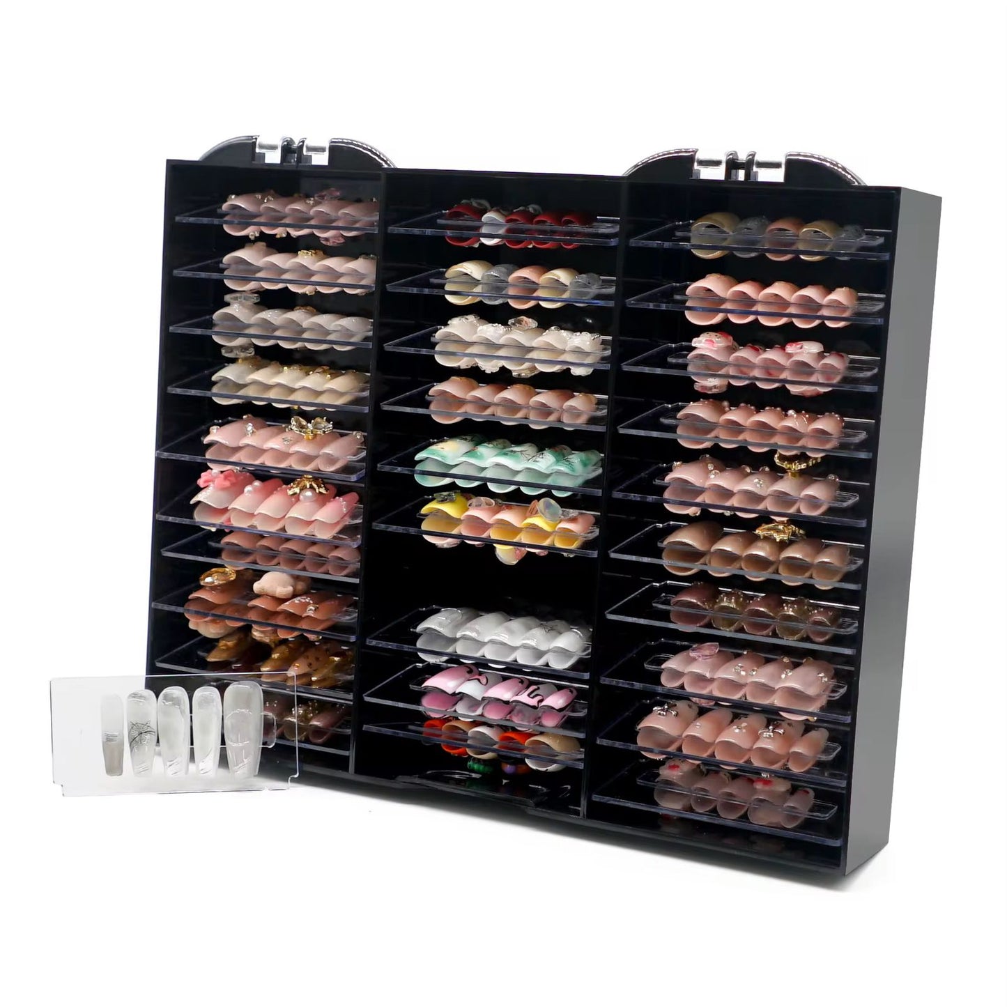 44 GRID NAIL DISPLAY BOX