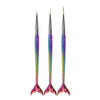 3PC ART BRUSHES FISH HANDLE