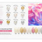 PERFECT 24HR PLATINUM GLITTER POLISH SET , 15ML - 10PCS - PREMIUM QUALITY