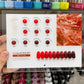 PERFECT 24HR RED FAMILY POLISH SET , 15ML - 10PCS - PREMIUM QUALITY