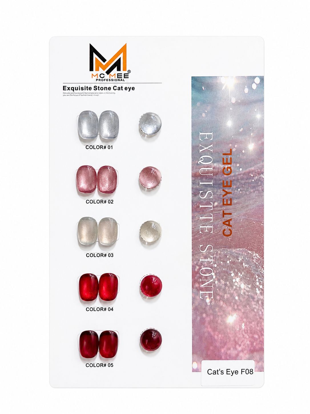 MC MEE 5PC CATEYE SET , 15ML - VERY GOOD QUALITY