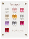 PERFECT 24HR REFLECTIVE GLITTER POLISH SET , 10PC - 15ML