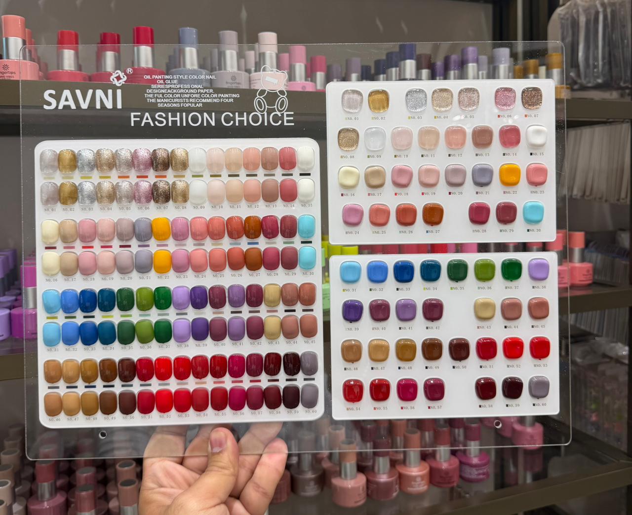 SAVNI 60PC GEL POLISH KIT , 15ML - PREMIUM QUALITY