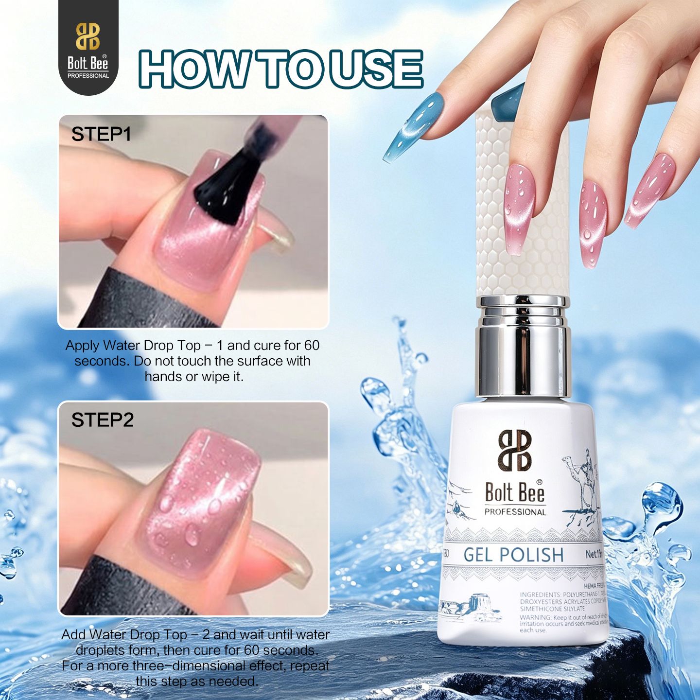 BOLTBEE WATER DROP TOP COAT