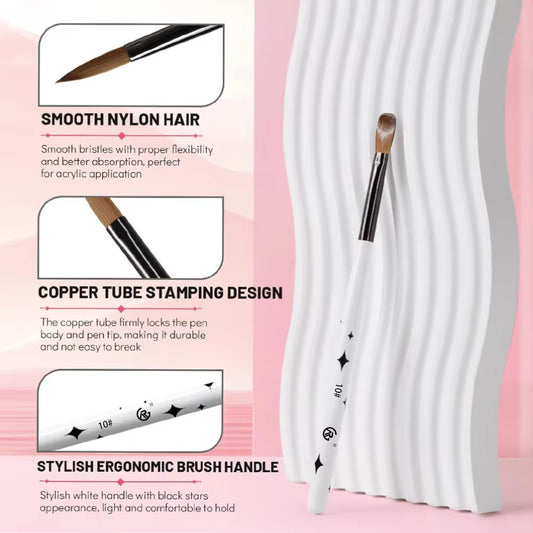 6415 - ACRYLIC BRUSH SET (3PC)