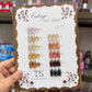 THREE STROKES 10PC BROWN/NUDE CATEYE GEL POLISH SET