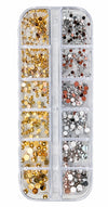 6414 - HALF CUT PEARL (GOLD/SILVER)