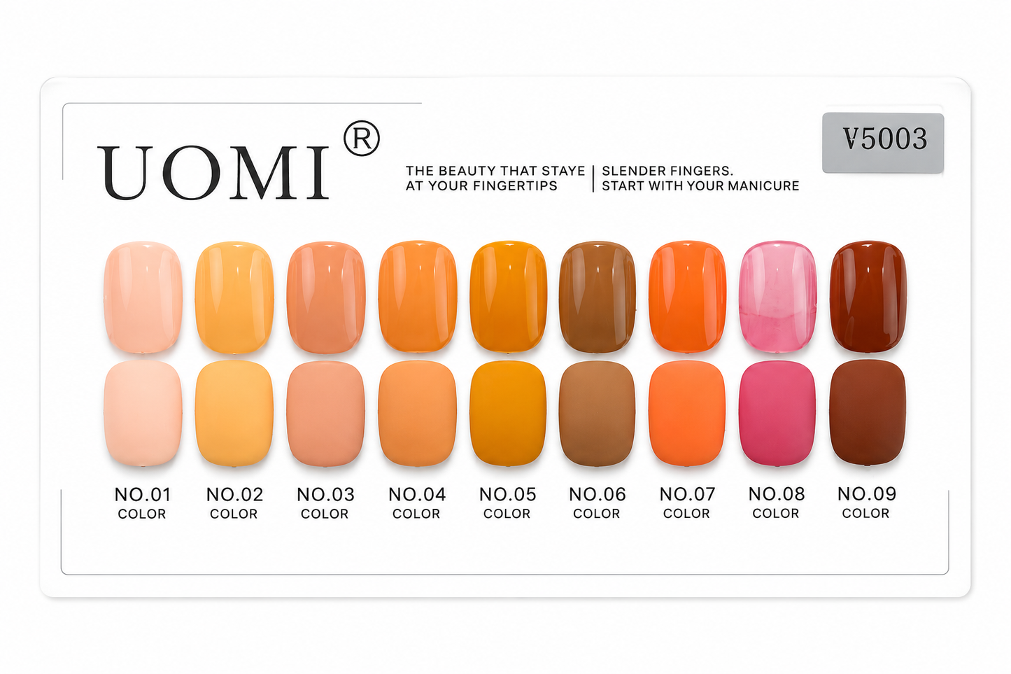 UOMI 9PC POLISH KIT - 15ML