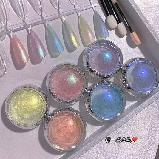 6416 - GLASS CHROME SET