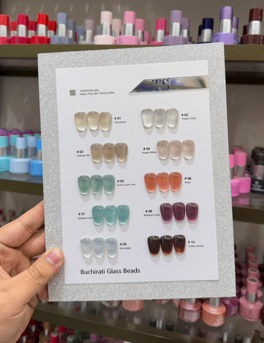 THREE STROKES 10PC LIGHT ENCOUNTER CATEYE GEL POLISH SET