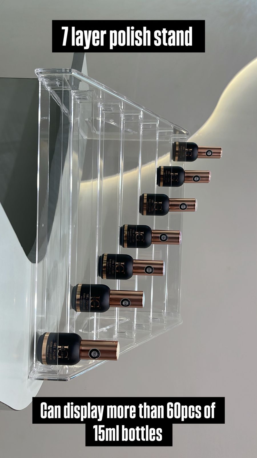 7 LAYER POLISH STAND , HEAVY QUALITY