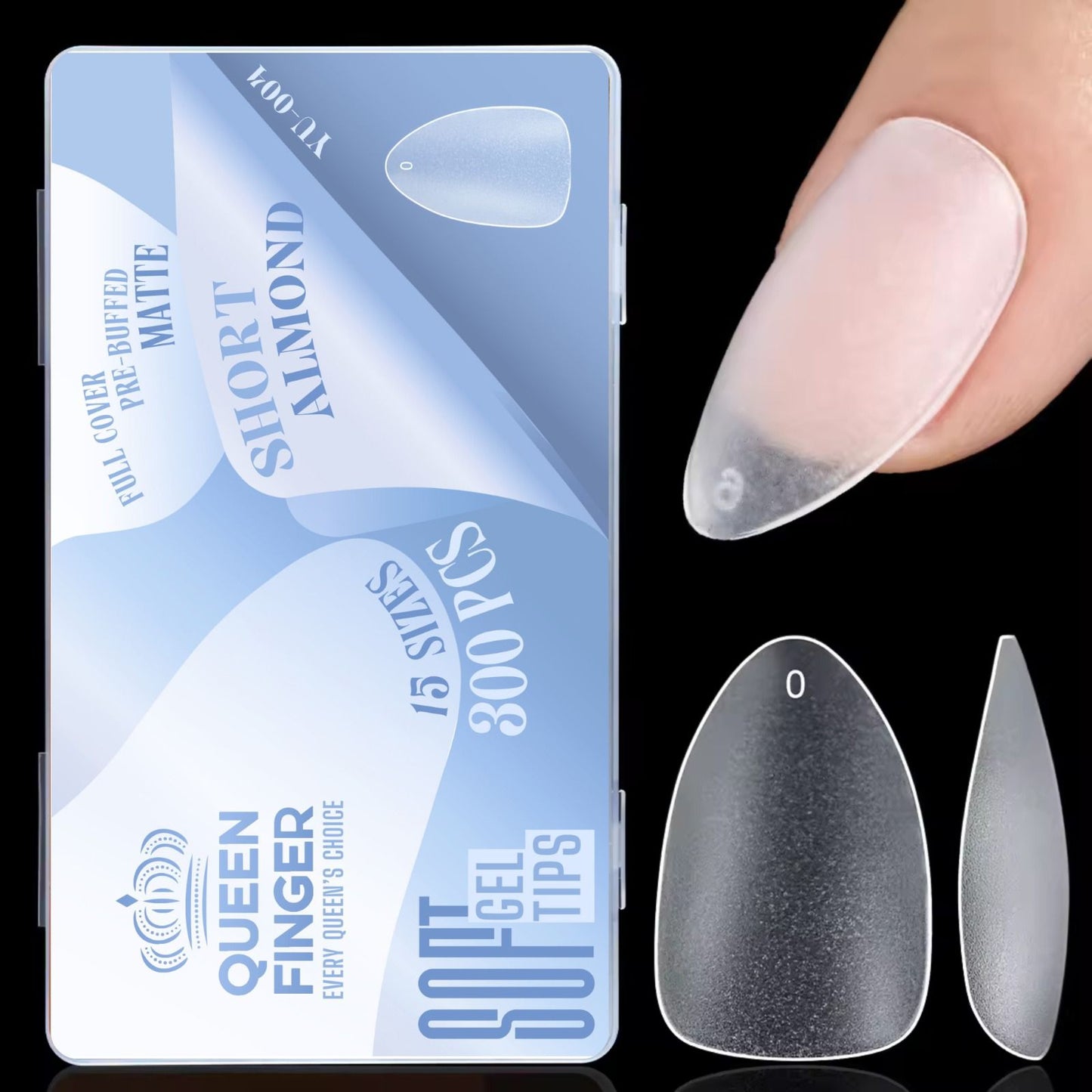 QUEEN FINGER 300PC TIP BOX