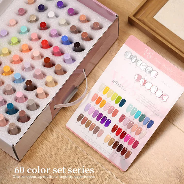 THREE STREOKES LUX5 GEL POLISH KIT , 60+5PC - 7.5ML
