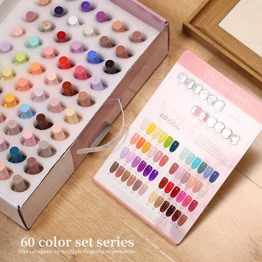 THREE STREOKES LUX5 GEL POLISH KIT , 60+5PC - 7.5ML