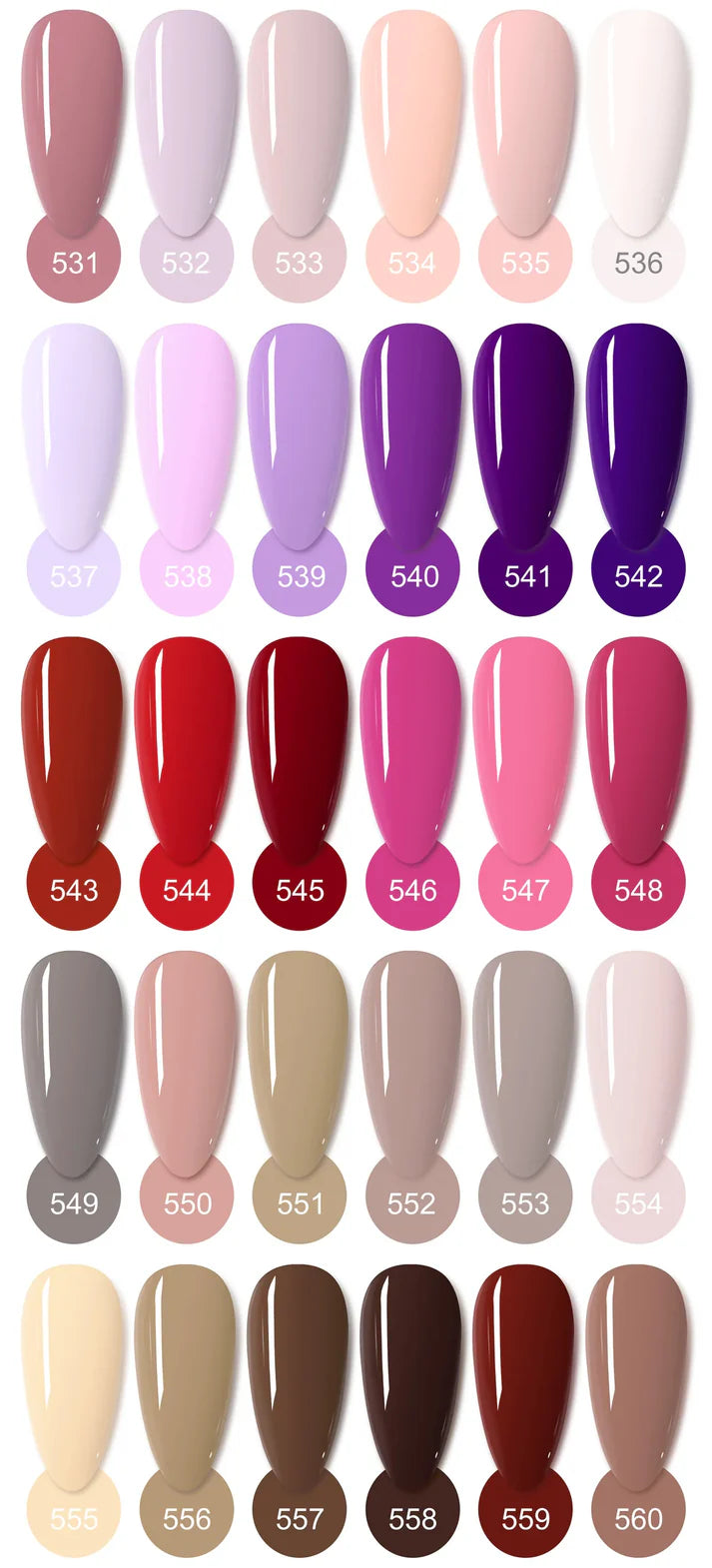 THREE STREOKES LUX5 GEL POLISH KIT , 60+5PC - 7.5ML