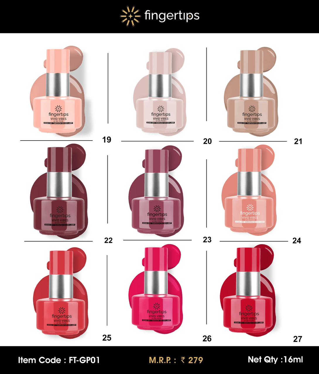 FINGERTIP 16ML GEL POLISH
