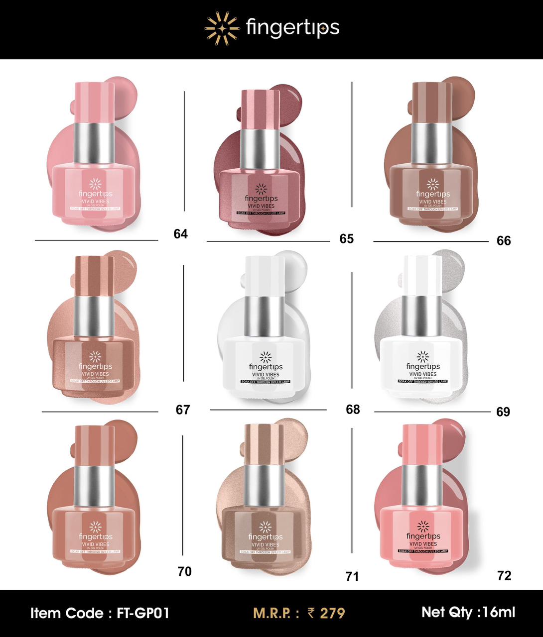 FINGERTIP 16ML GEL POLISH