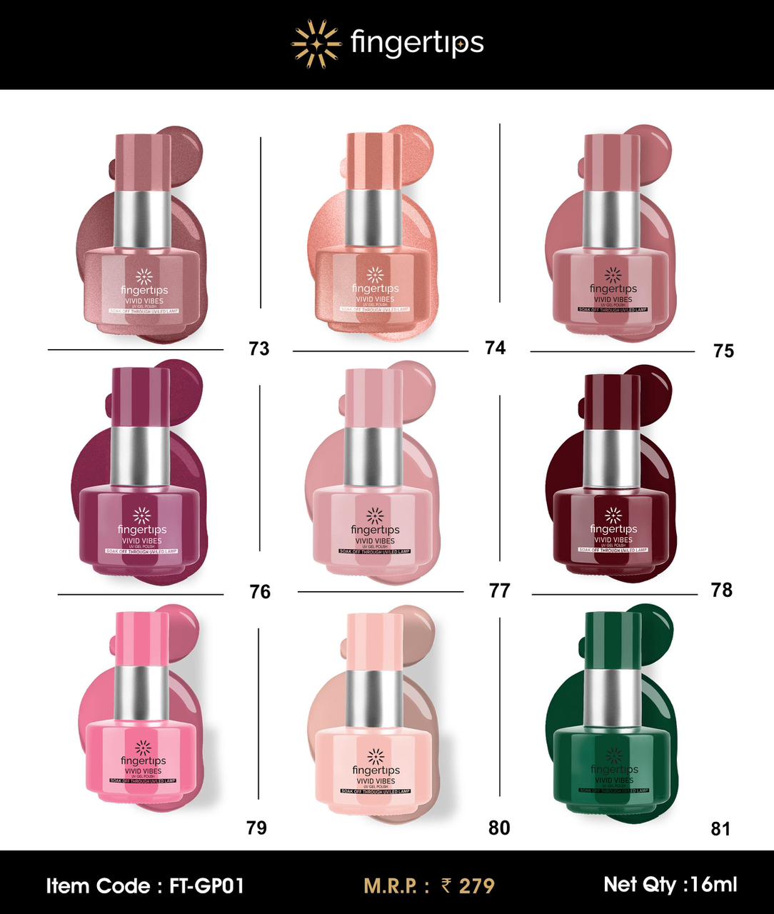 FINGERTIP 16ML GEL POLISH