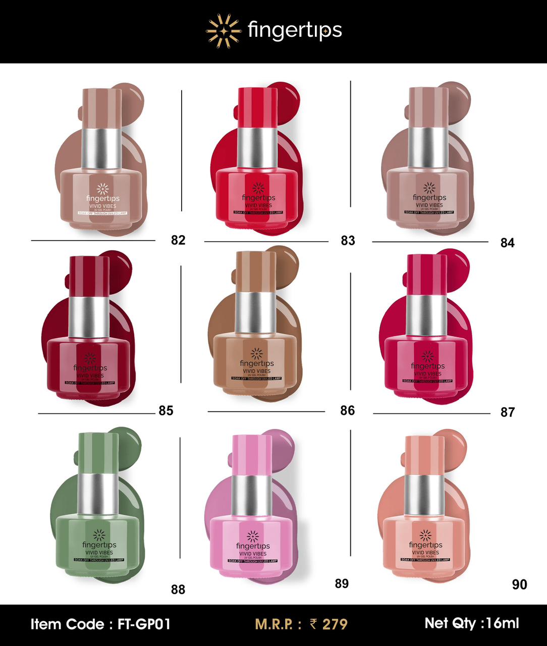 FINGERTIP 16ML GEL POLISH