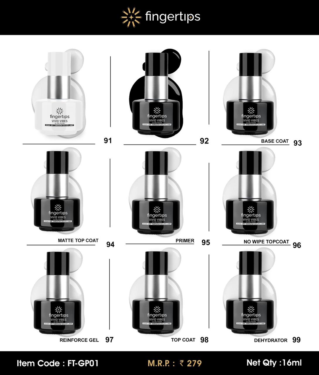 FINGERTIP 16ML GEL POLISH