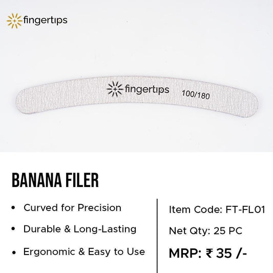 FINGERTIP BANANA FILER 25PC PACK