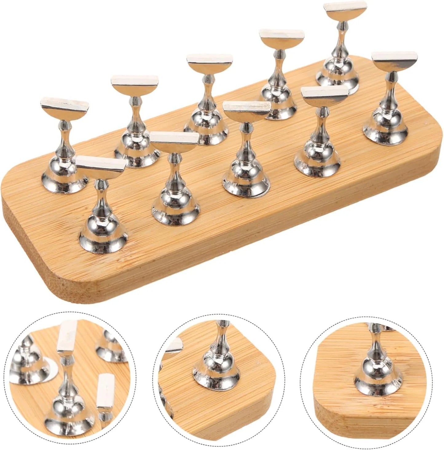 WOODEN PRESSON STAND DOUBLE
